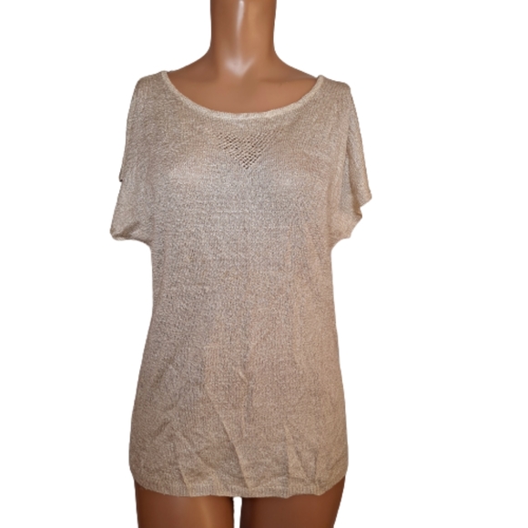 Vero moda knitted satin shirt size M - Picture 1 of 7